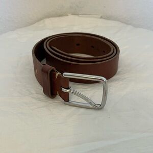 Everlane Rich Brown Leather Belt